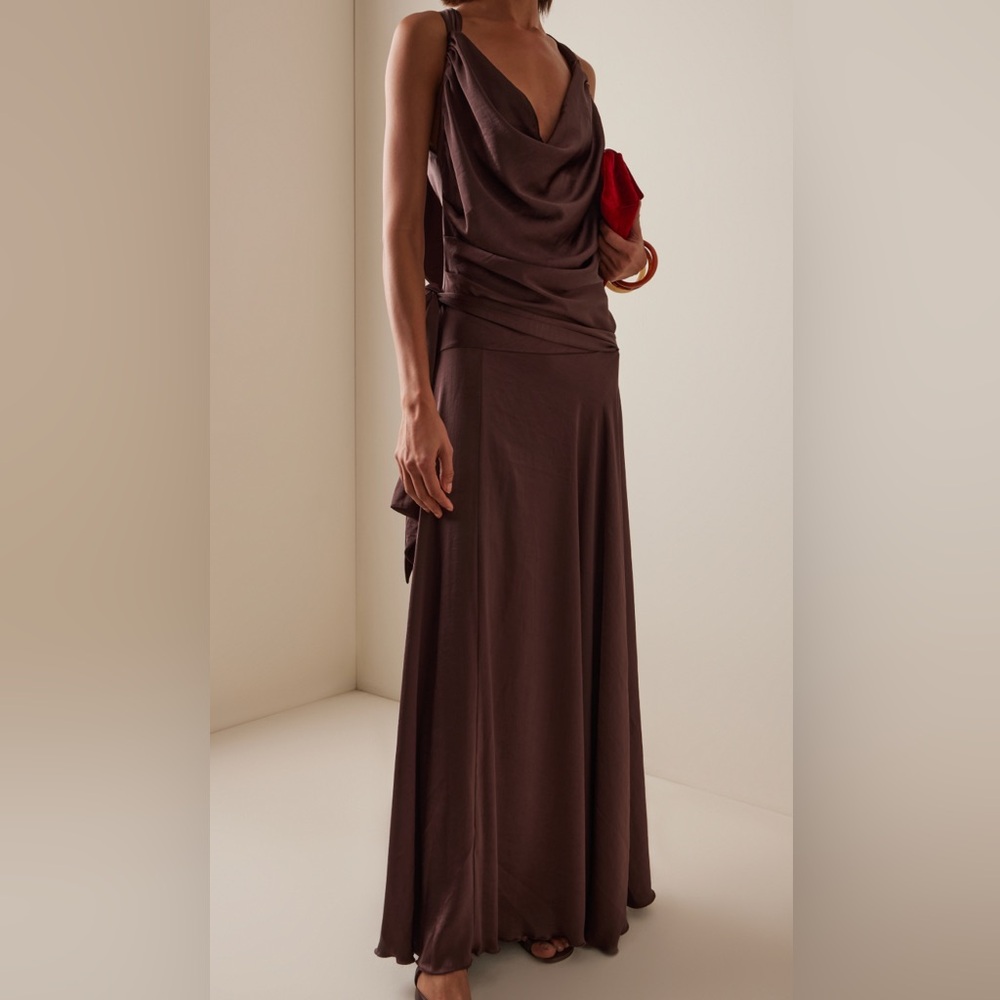 SIEDRES Brown Maxi Dress